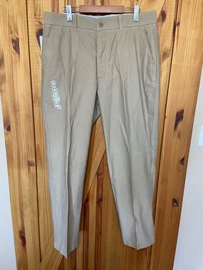 Perry Ellis Men's Tan Chino Pants size 36x30 💯 cotton